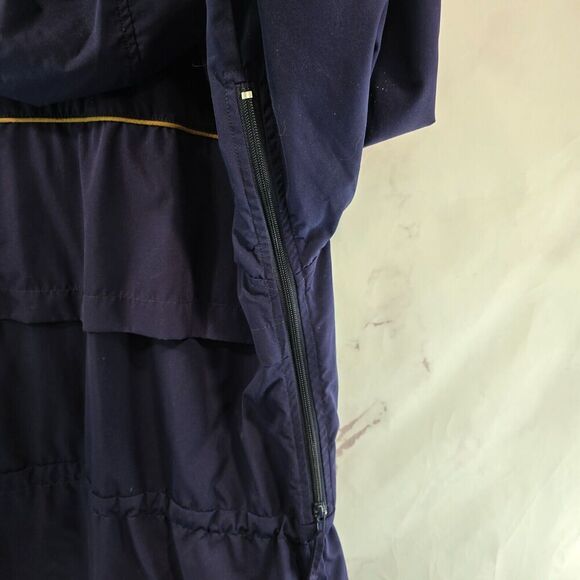 Vintage LL Bean Jacket Womens Medium Blue Anorak Zip Hooded Windbreaker Nordic - Picture 11 of 15